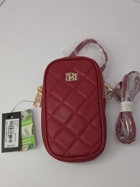 NWT Badgley Mischka Quilted Vegan Leather